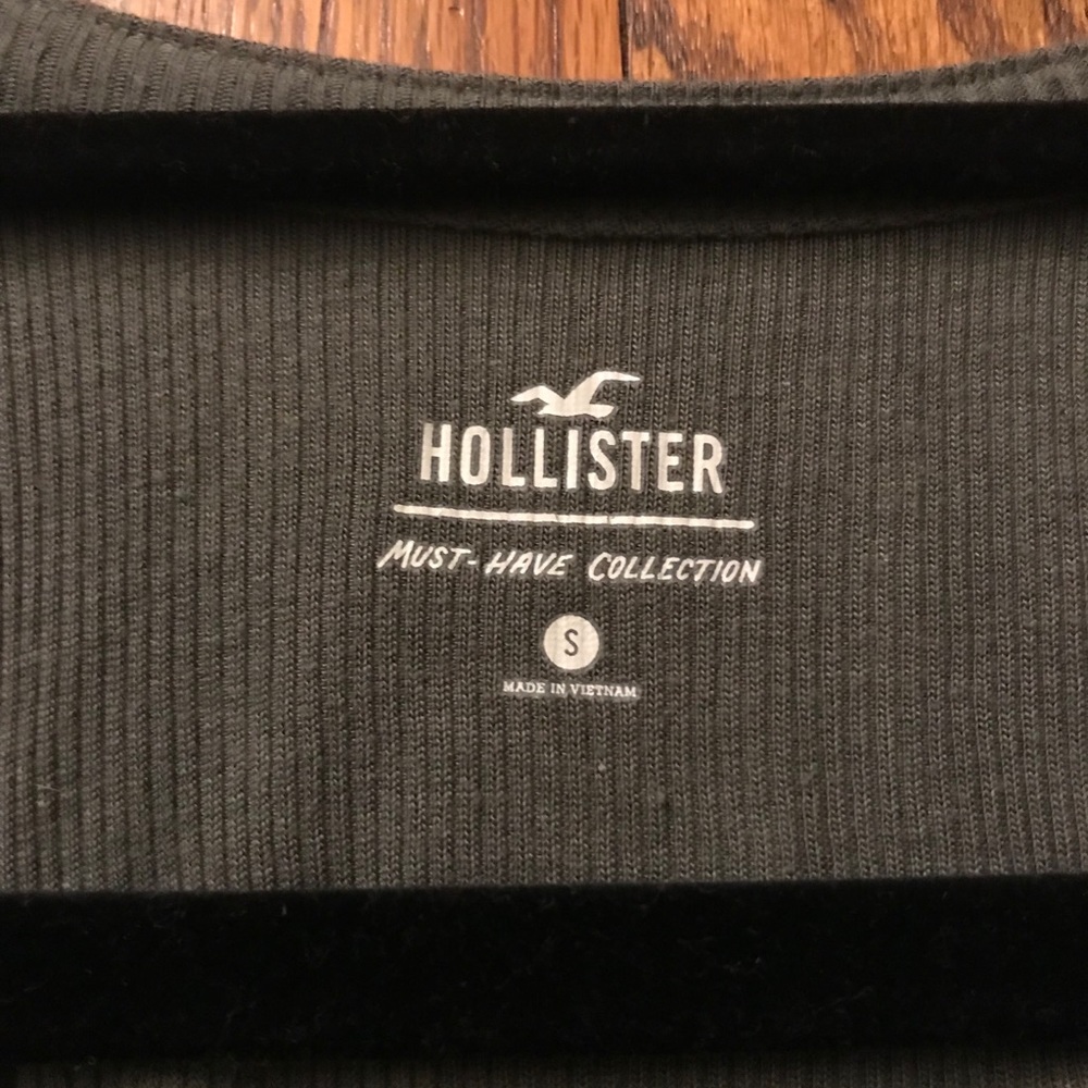 Hollister Army Olive Green Lace Up Tank Must Have - Picture 4 of 5